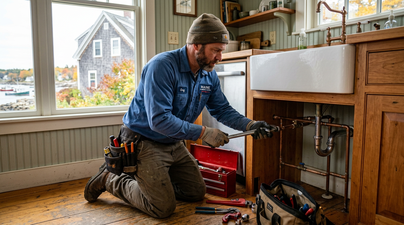 Emergency leak repair service across Maine