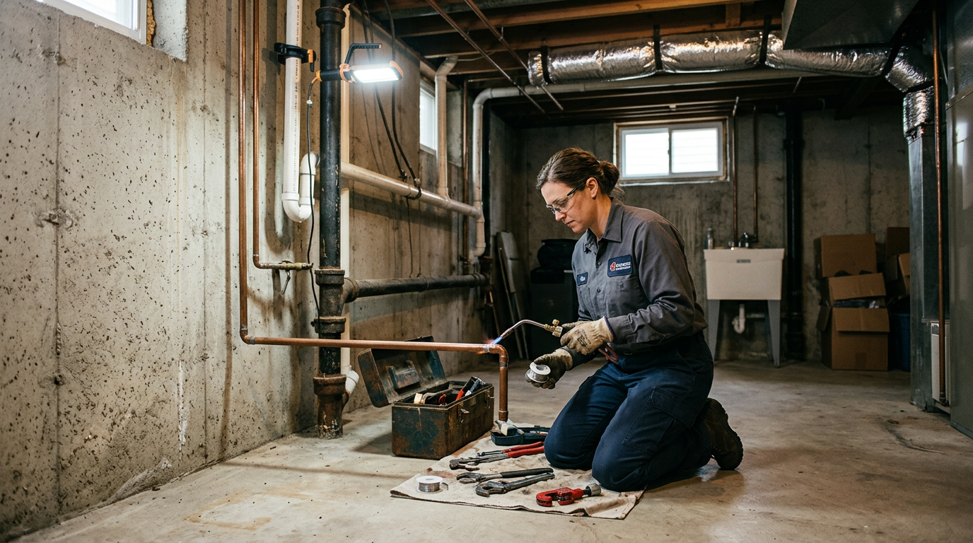 Basement Wall Leak Repair in Maine