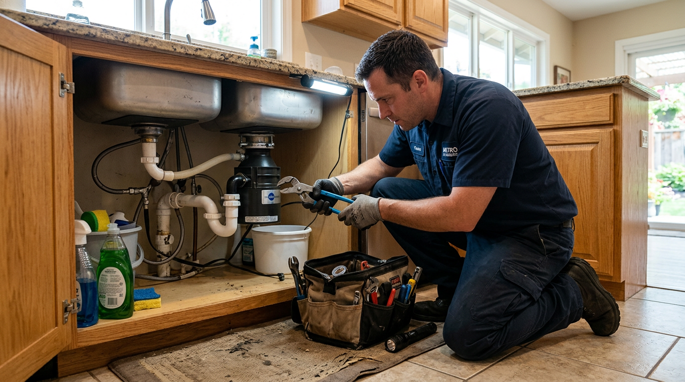 Garbage Disposal Leak Repair in Maine