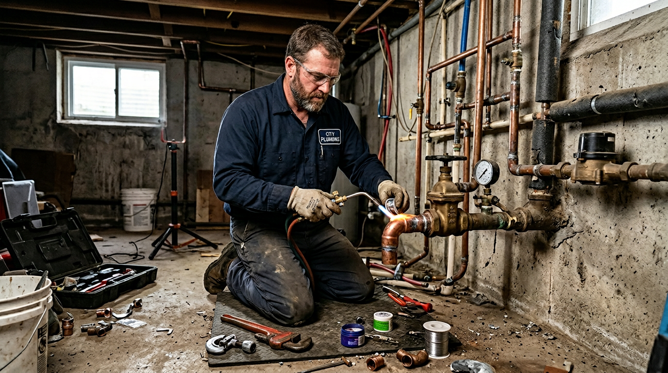 Main Water Line Leak Repair in Maine